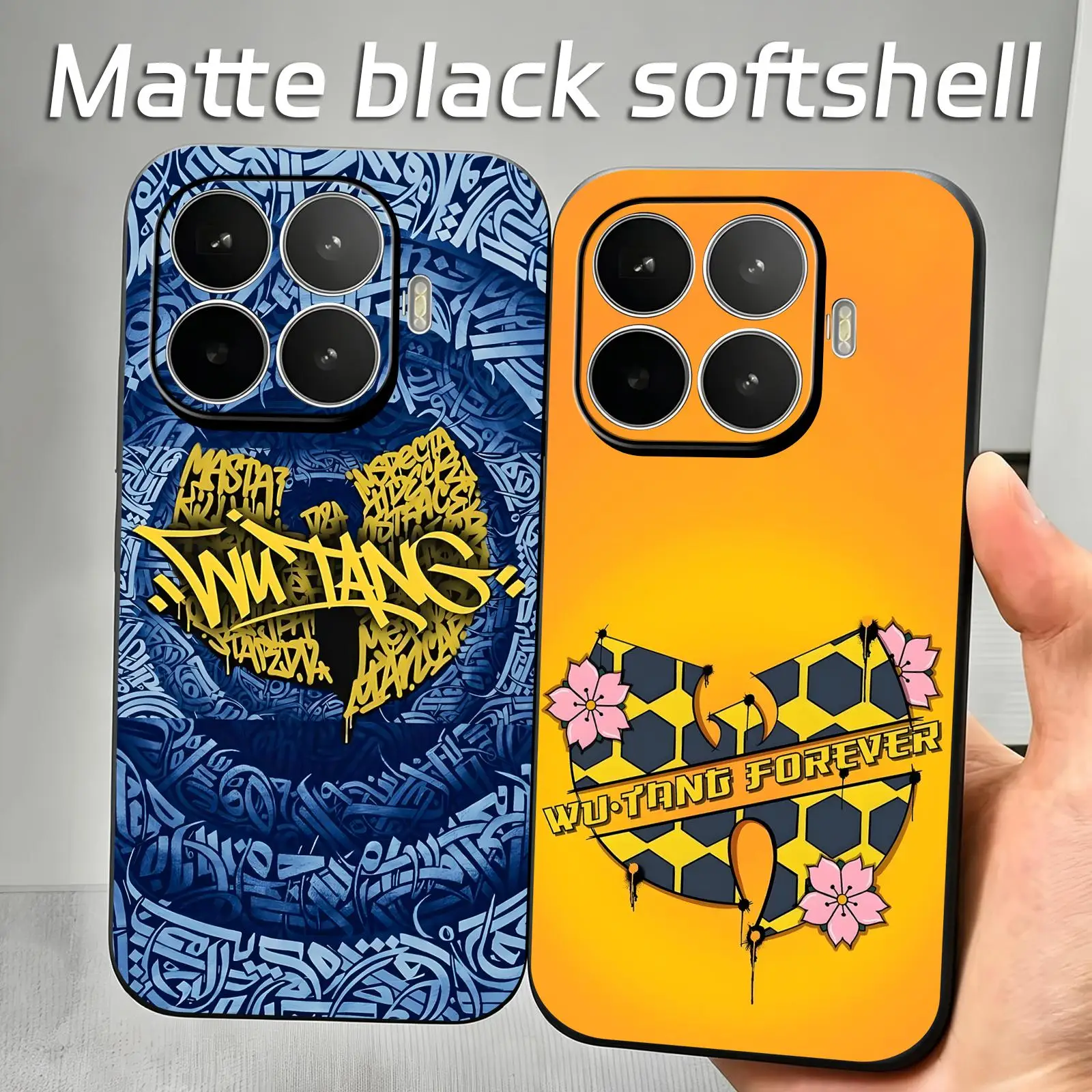 Phone Case For Xiaomi 17 15 14 13 12 11 T Ultra Pro Soft black Shockproof Cover W-WU-T-TANG CLANs