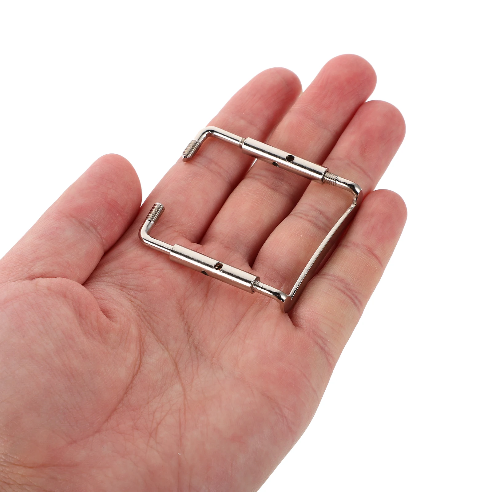 

8 pcs Violin Chinrest Screws Silver Metal Hardware Replacement Parts For Repair Maintenance Quick Adjustment Fit All Models