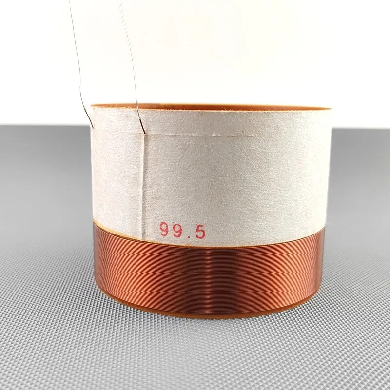 1PCS 99.5mm 4 Ohm Woofer Voice Coil Replacement - Fiberglass Diaphragm & Bass Coil in Out Wire
