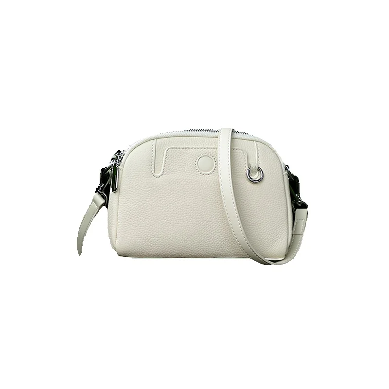 Genuine Leather 2026 New Fashion Mini Coin Purse Mom Top Layer Cowhide Versatile Shoulder And Crossbody Women's Bag_voghion.com