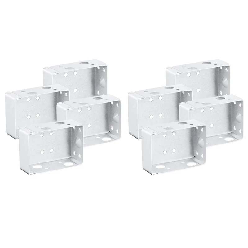 

12 Pieces Blind Brackets 2 Inch Low Profile Box Mounting Bracket For Headrail (White)