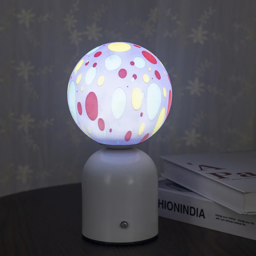 New USB Charging Desk Lamp Desktop Ornaments Children's Room Decoration Atmosphere Night Light Christmas Birthday Gift