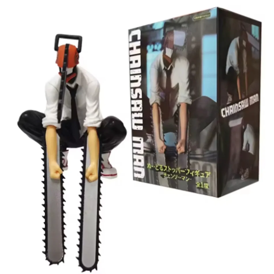Chainsaw Man Denji Anime-Figur Denji/Power Actionfigur Chainsaw Man Denji Figurine Sammlermodell für Erwachsene Spielzeugpuppe