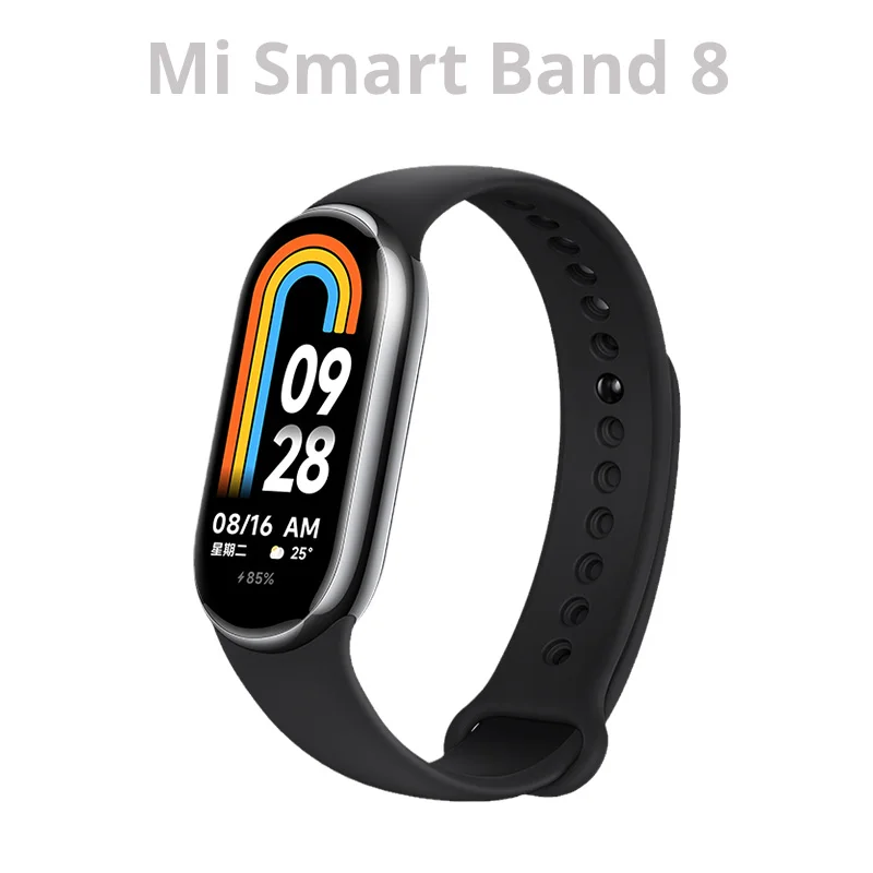 Global Version Xiaomi Mi Band 8 AMOLED Screen 60Hz Blood Oxygen Fitness Bracelet Fitness Traker Heart Rate Monitor MI Smart Band