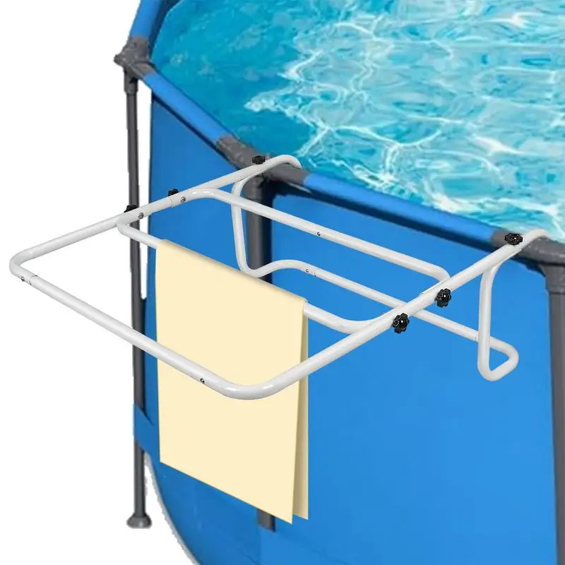 

Towel Holder Stand Pool Outdoor Towel Rack Mounted Portable Foldable Stand For Garage Swimming Spa Bath Tub Beach Camping Patio