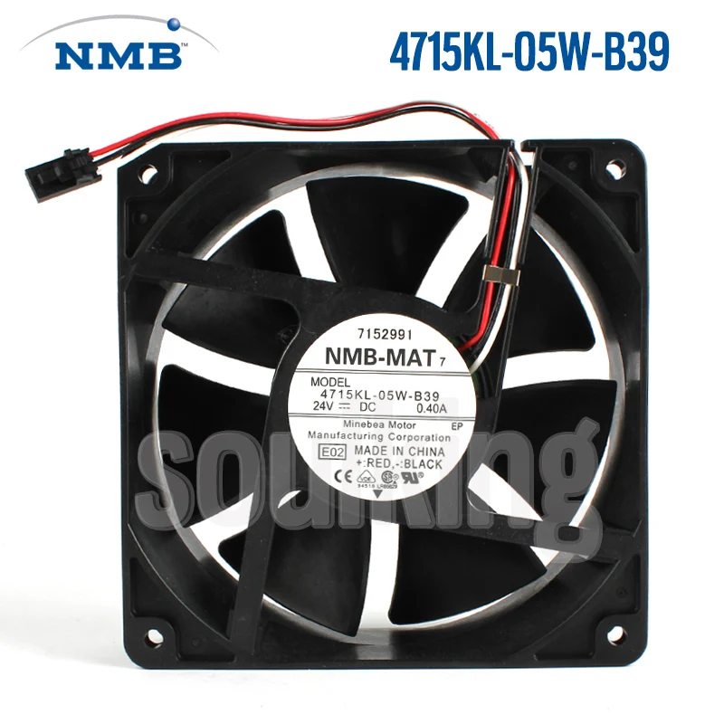 НОВЫЙ NMB-MAT NMB 4715KL-05W-B39 24 В 0,40 А 12038 Частотный вентилятор охлаждения