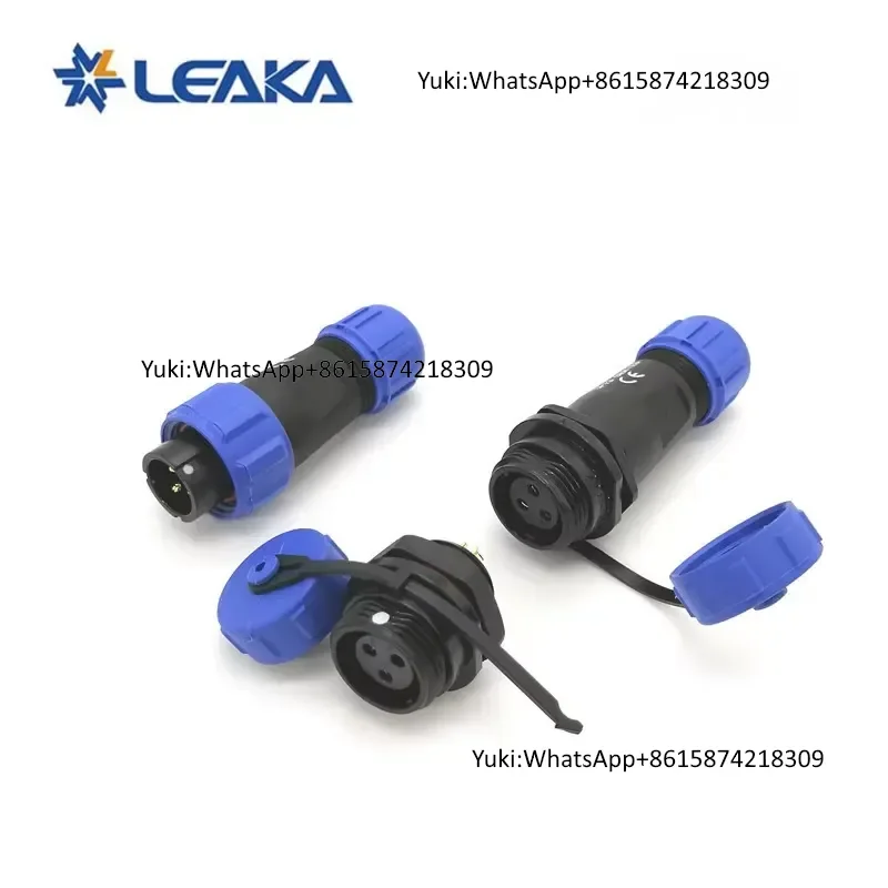 Industrial IP68 Waterproof Connector Threaded Plastic SP Male/Female SP1110/SP1112 Resistant Screw Terminal Power