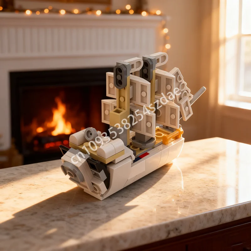 ตัวต่อ MOC 106 ชิ้น เรือใบสองเสา The ReBrig Creator 3 1ed ของขวัญคริสต์มาส ชุดตัวต่อ DIY ของเล่นเด็ก ของขวัญวันเกิด