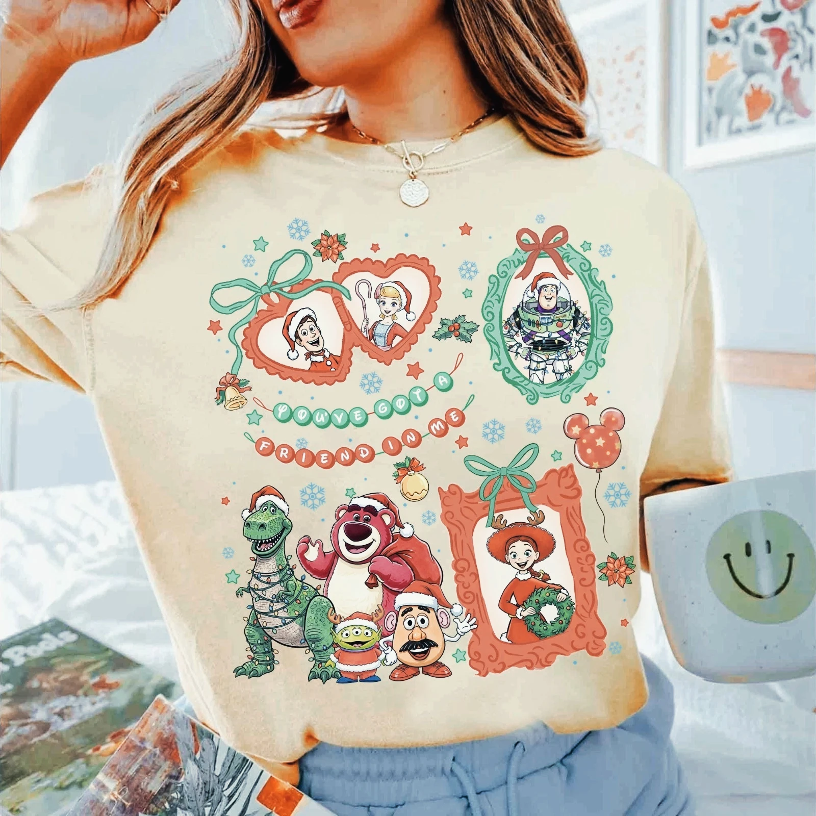 

Футболка с принтом «История игрушек Диснея», одинаковая одежда для мамы и дочки, одежда для мальчиков, одинаковые комплекты для всей семьи