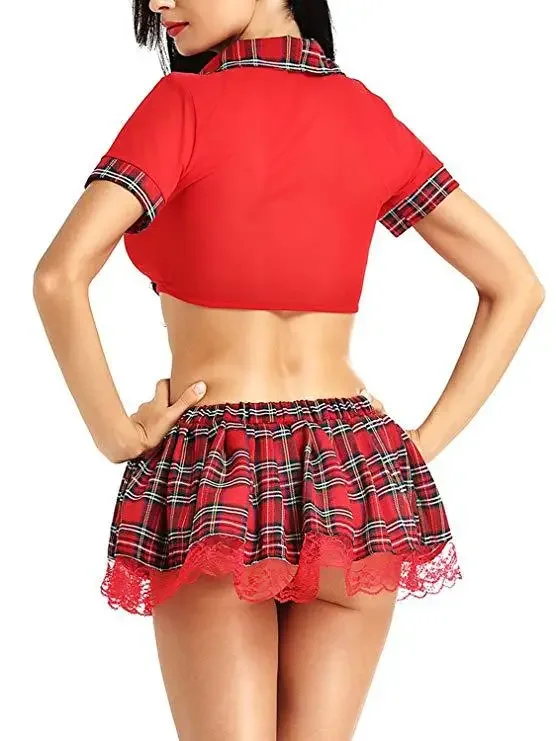 Lencería Sexy para mujer, lencería erótica, vestido Sexy, uniforme de Cosplay, disfraz de colegiala, lencería erótica exótica, picardías de talla grande