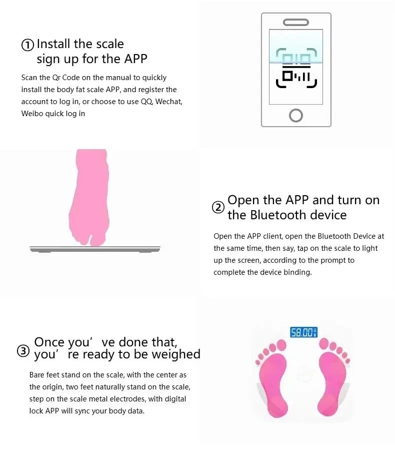 Precision Smart Body Fat Scale With Led Display And Usb Charging_voghion.com