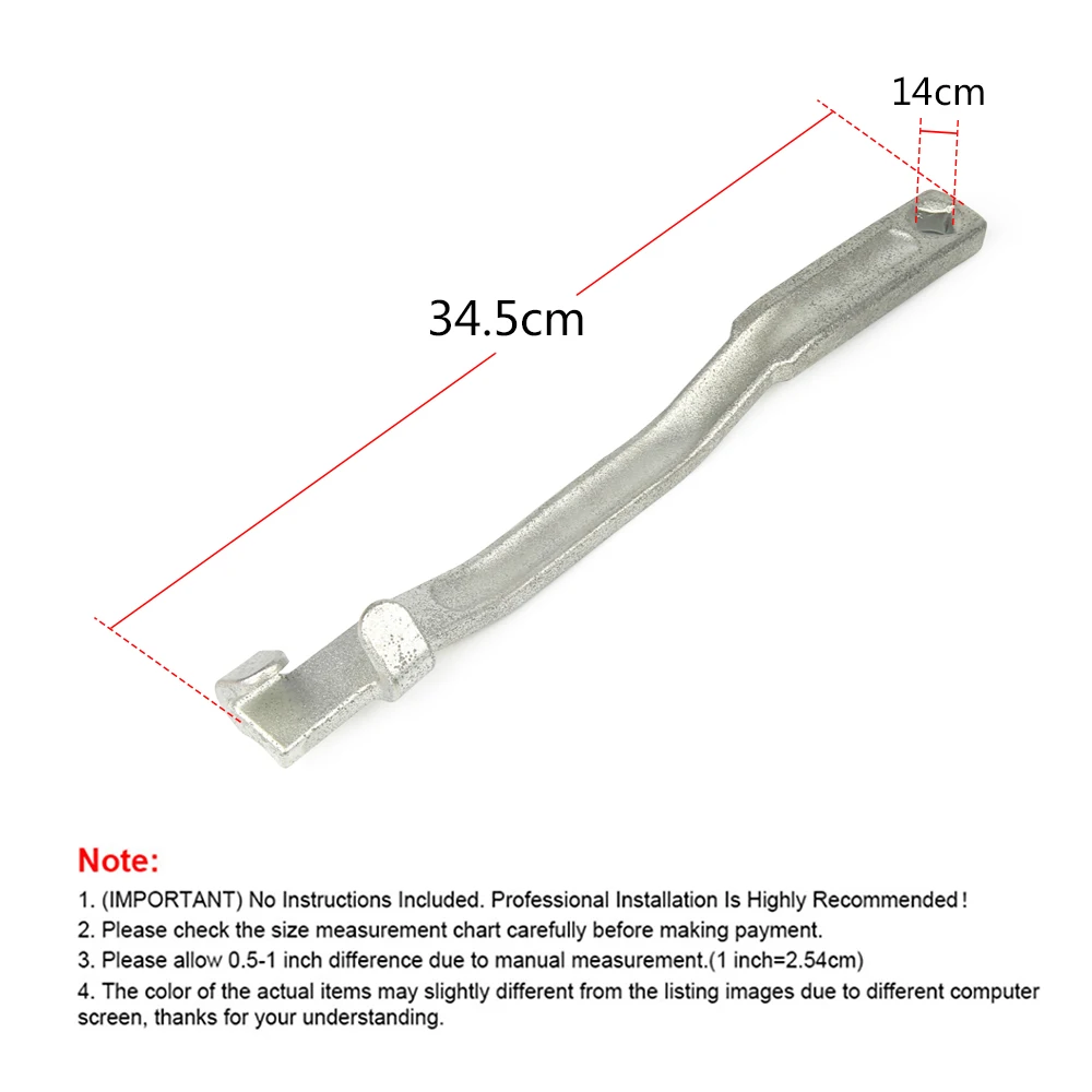 Universal Wrench Extension Rod Socket Extension Bar 13.3inch Heavy Duty Spanner Extender Wrench Extender Tool Bar