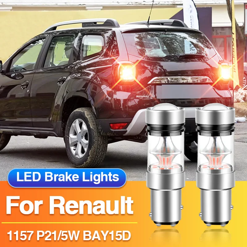 

2 шт. P21/5 Вт светодиодный стоп-сигнал 1157 BAY15D задний фонарь для Renault Megane II III/Modus Grand/Andero Stepway I II/Scenic I II/Duster