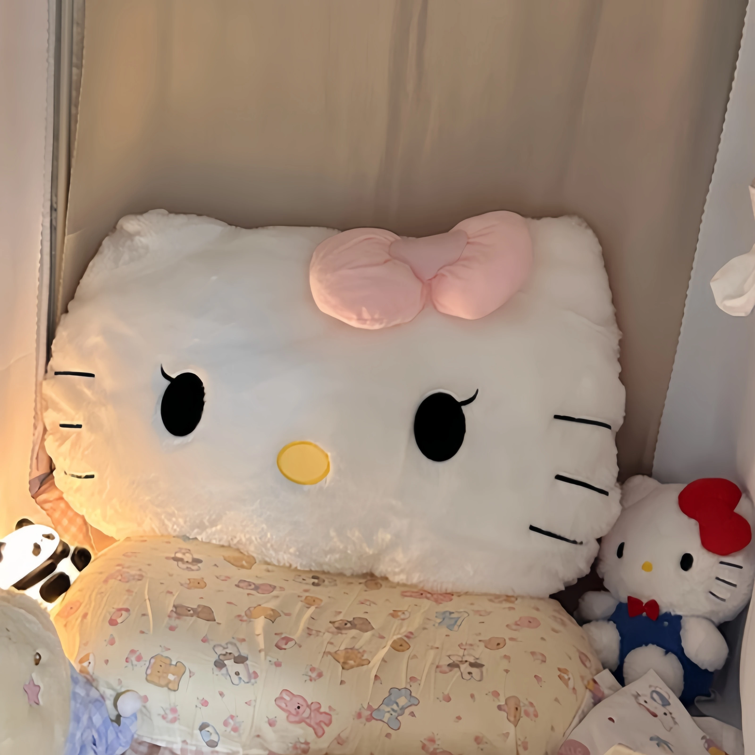 

Любимая подушка для спины большого размера «Hello Kitty», подголовник, удобная подушка для дивана-кровати, приятная подушка, домашний декор, подарки