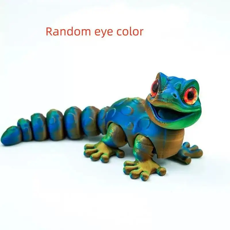 Multi-joint Movable 3D Printed Animals Mini Cute Sensory Toy Funny Home Accessories Kids Gift