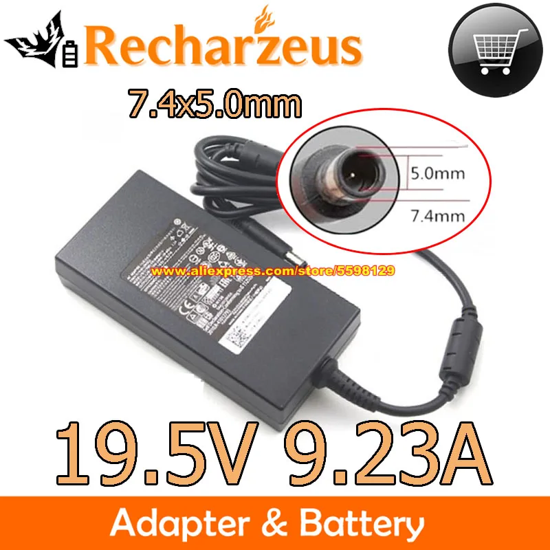 Cargador de PA-1181-72 genuino para Dell, adaptador de CA de 19,5 V, 9,23a, 180W, ADP-180MB DA180PM111, para XPS L170X M1730 ALIENWARE 17 Vostro 360