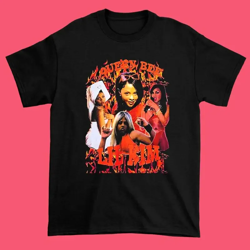 Lil Kim Rapper Hard Core Heavy Cotton Black S 234Xl T Shirt Ag379