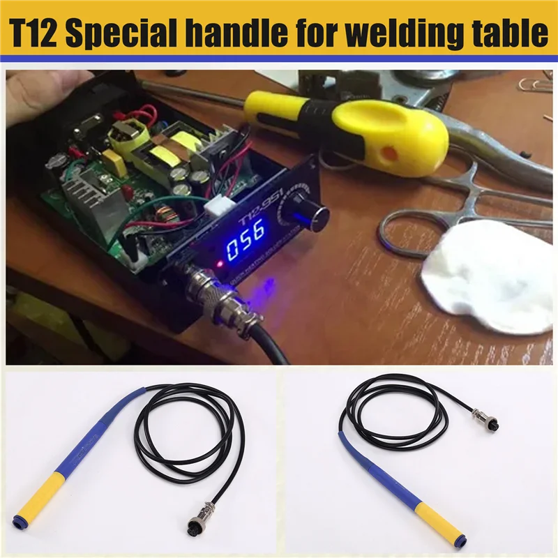 A53Q-T12 Plug-In Handle Soldering Station Plug-In Replacement Handle 5 Pinhole Soldering Pen Assembly