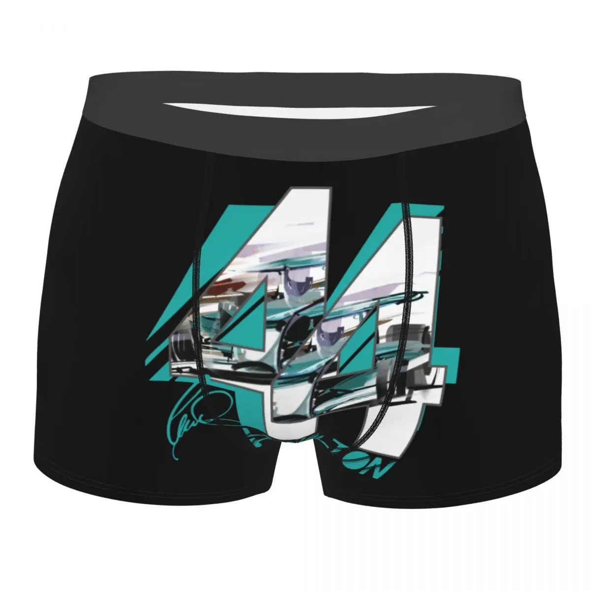 Custom The Lewis Legacy Motorsport Boxers Shorts Mens 44 Number Car Racing Briefs Underwear Novelty Underpants