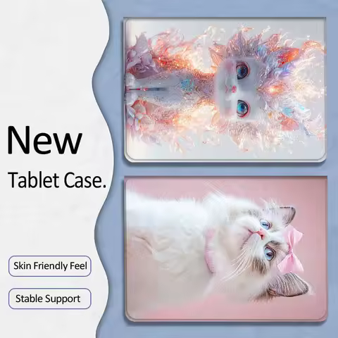 Cartoon Art Cat Bear Deer Gift For Xiaoxin Lenovo Tab P12 Extreme Legion Y900 Idea Pro GT 12.1 2025 Foldable Tablet Case