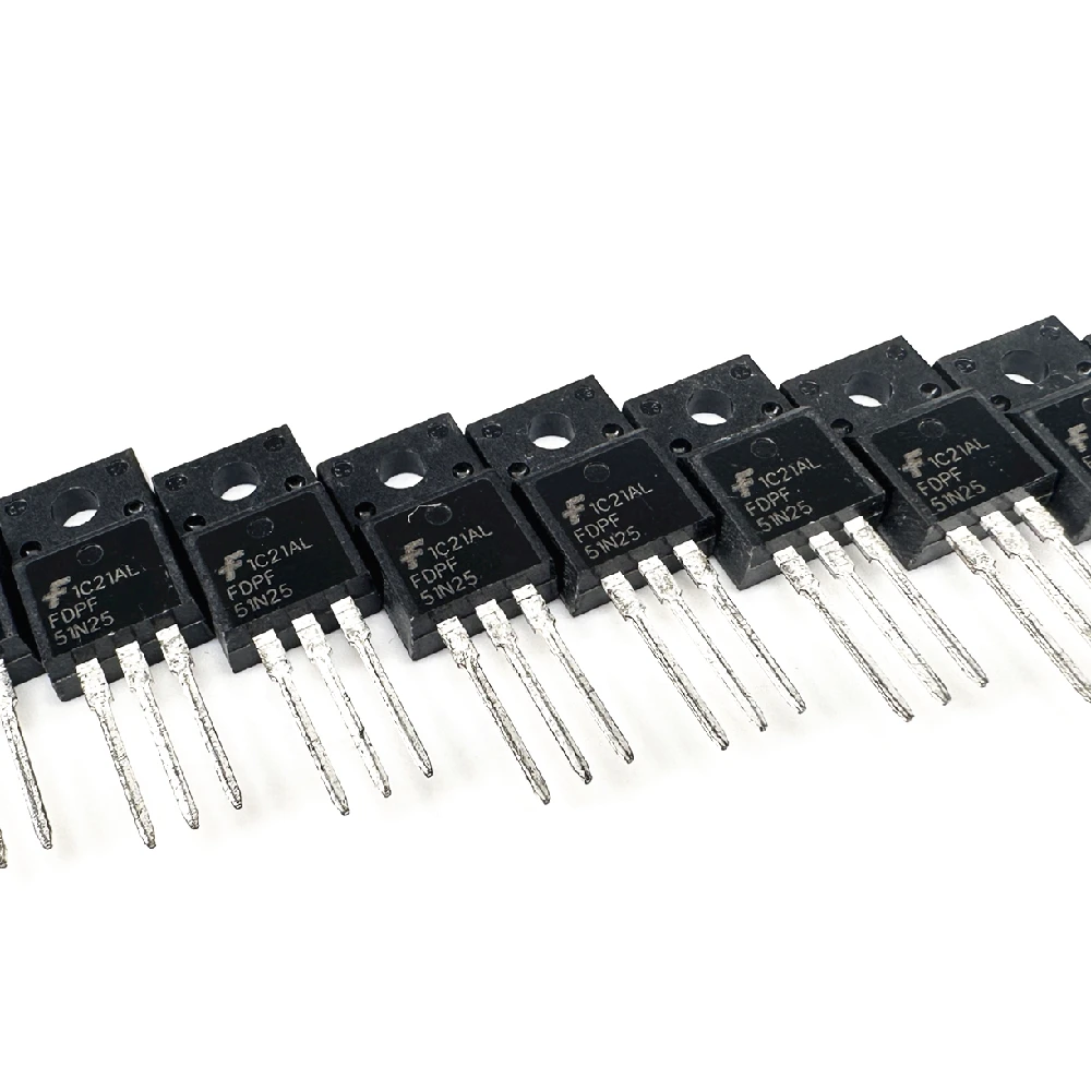 New original (10pcs) FDPF51N25 51N25 TO-220F 51A 250V N-channel field-effect transistor