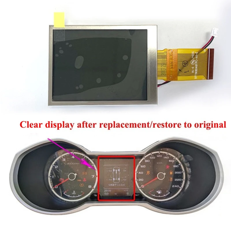 

Automotive Dashboard Instrument Cluster LCD Display Screen Assembly For Geely Atlas Boyue 2016-2018