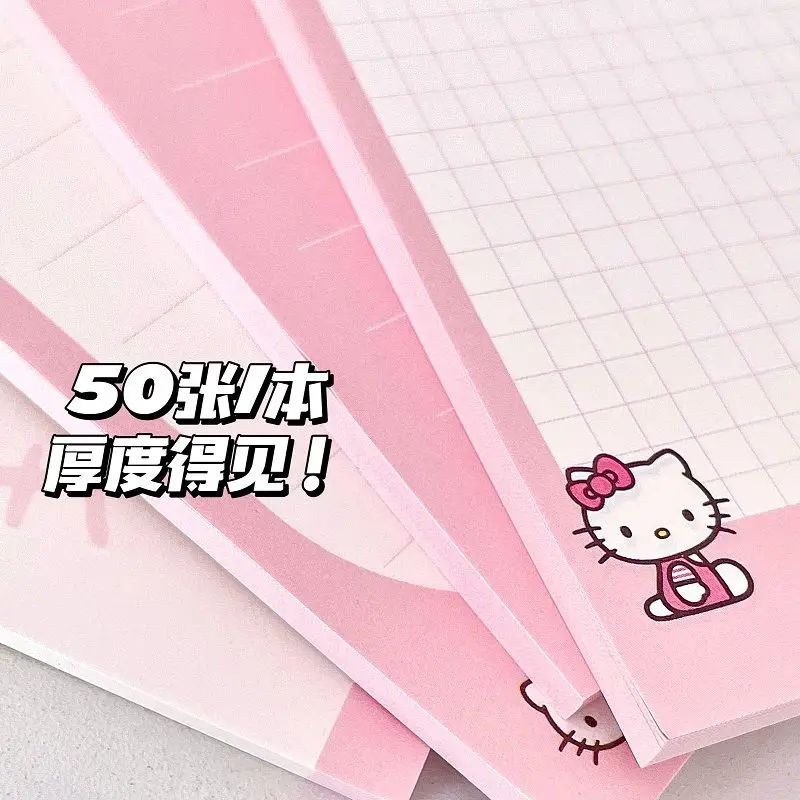 2024 New Cartoon Hello Kitty A7 Memorandum Notepad Kawaii Girl\'s Heart Practical Student Message Book Mini Portable Pocket Book