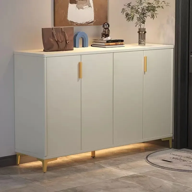 2026 New Large Capacity Shoe Cabinet for Home Entrance Wall Mounted Integrated Storage Cabinet for Corridor Entryway