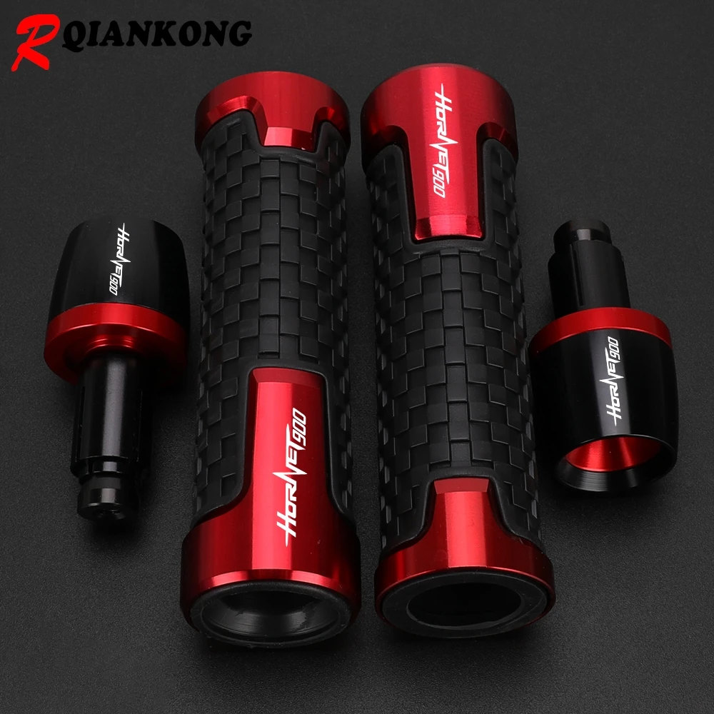 

For Honda CB900F Hornet 900 2001 2002 2003 2004 2005 2006-2008 Motorcycle Handlebar Grips Bar Ends Hand Grip Plug Slider End Cap