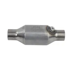 EURO 4 2'' 2.5'' Inlet/Outlet High Flow Universal Catalytic Converter with M18*1.5 O2 Port 600 cpsi Ceramic