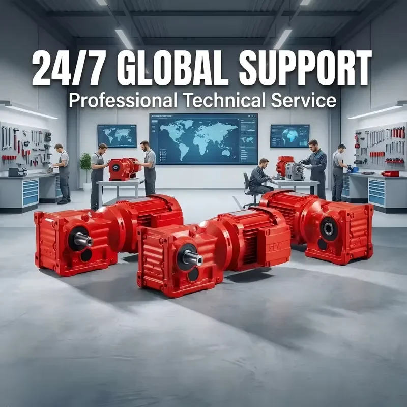 Factory Direct SEW K Series Helical Bevel Gear Motor Customizable Ratio and Power Right Angle Speed Reducer