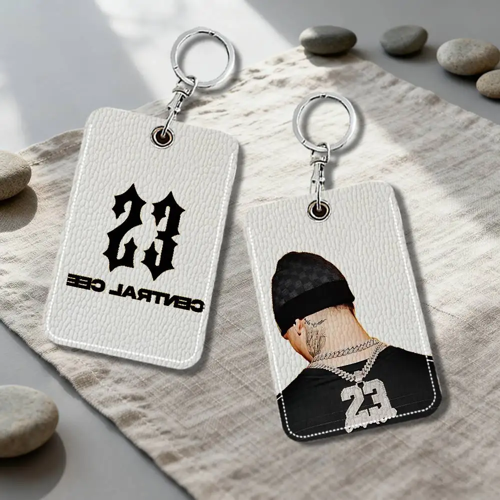 

Central Cee Uk Rapper Keychain Card Holders Keyring Bank Bus ID Credit Cards Key Ring Chains