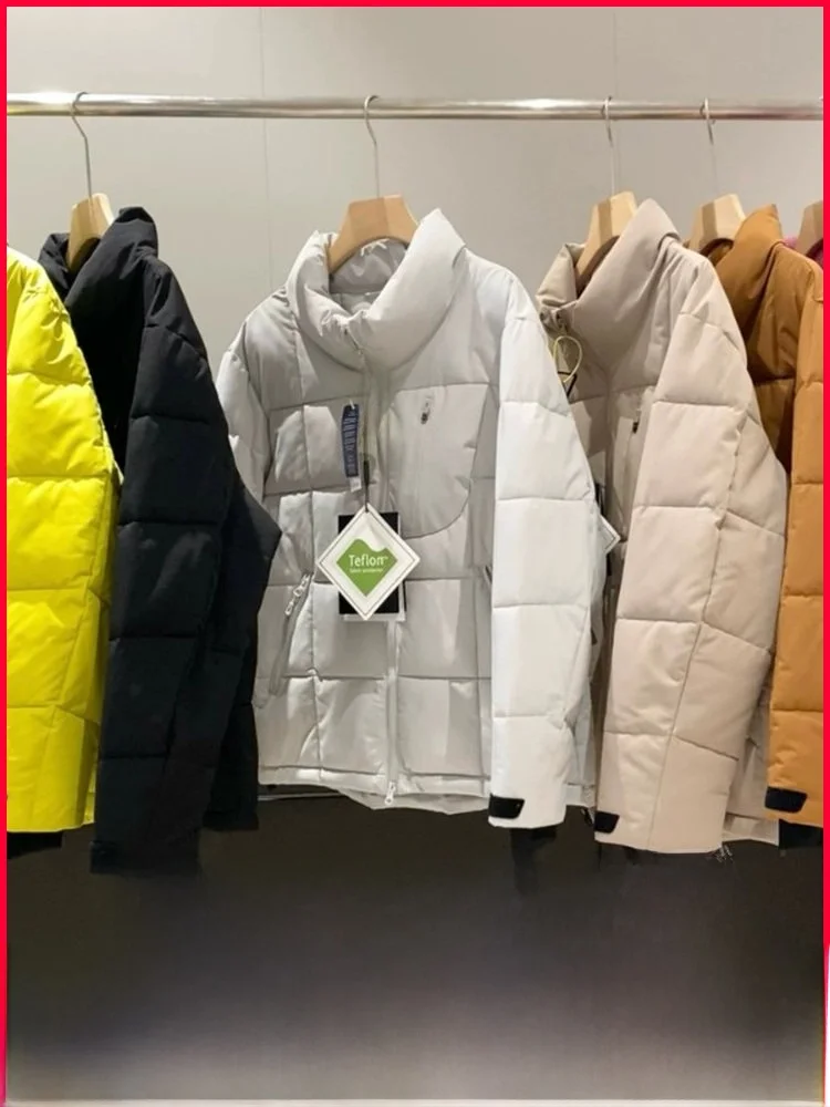 

Новая зимняя куртка Snowy Cotton: ветрозащитная, водонепроницаемая, теплая, с воротником-стойкой, для пар, повседневная, свободного кроя, на молнии