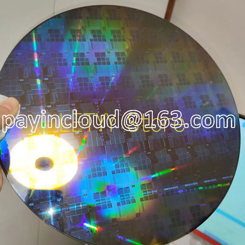 Semiconductor Silicon ChipSilicon Wafer 12 8 6 Inch CPU Technology Sense Decoration Birthday Gift Lithography Chip Circuit Chip