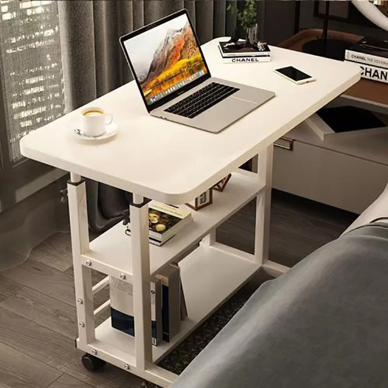 Simple laptop desk lazy bed desk learning simple small table learning table movable bedside adjustable portable laptop table