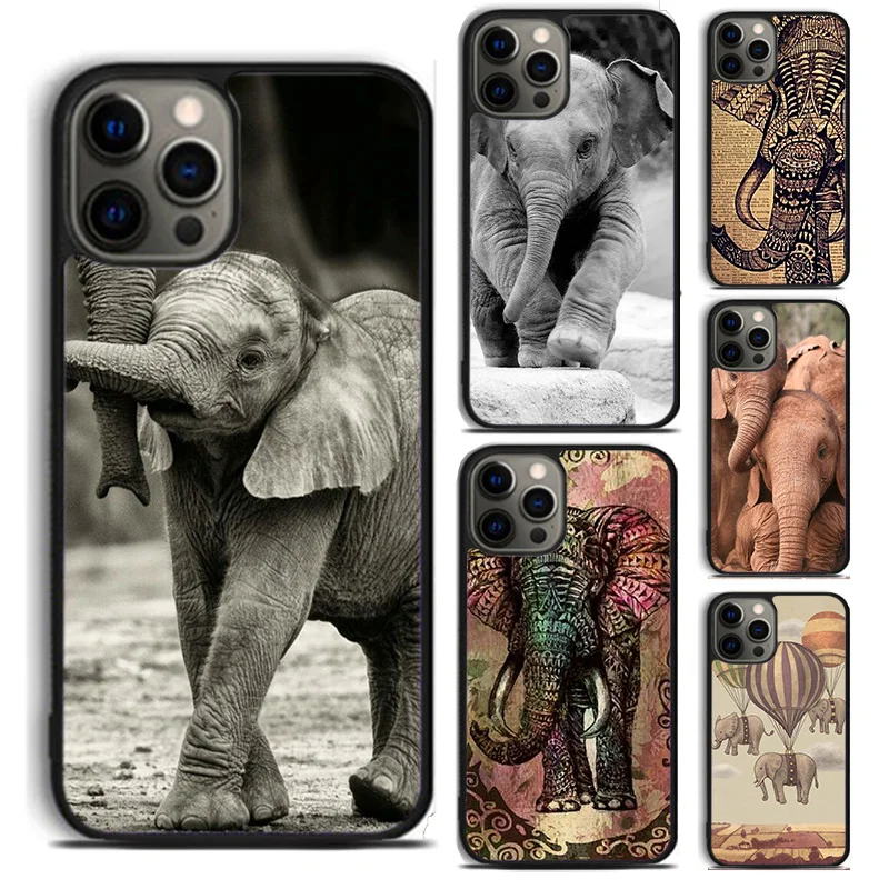 ADORABLE BABY ELEPHANT phone Case Cover For iPhone 16 15 14 Plus XR XS apple 16 11 12 13 mini Pro Max coque