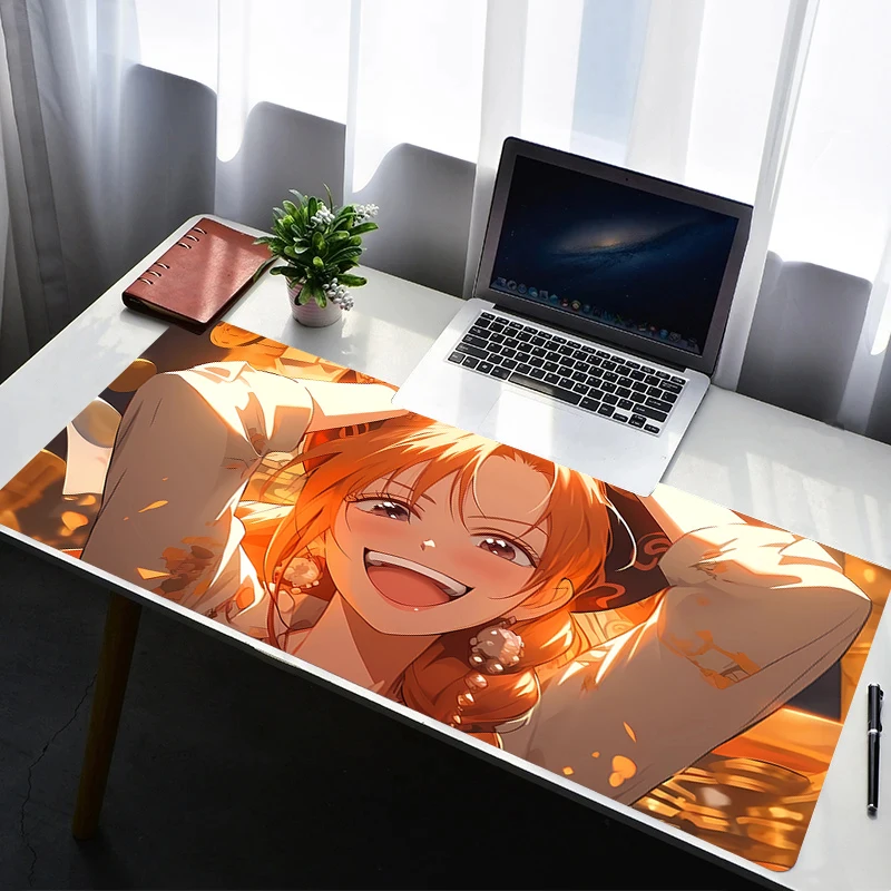 

Mouse Pad PC Accessories Non Slip Rubber Mousepad Laptop Gamer Keyboard Pad Office Computer One Piece Nami Gaming Desk Mouse Mat