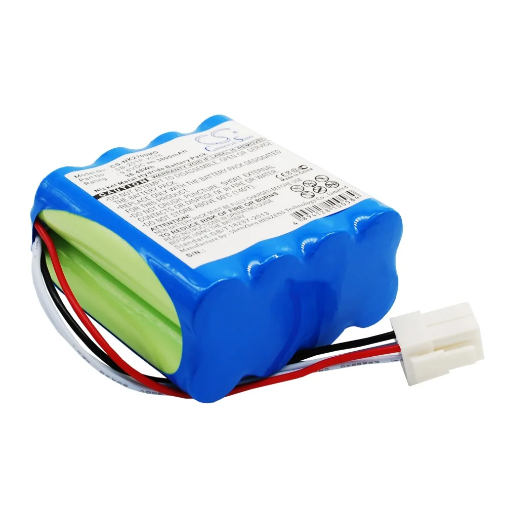 

Cameron Sino 9.6V 3800mAh Medical Ni-MH Battery SB-201P X076 for Nihon Kohden PVM-2700 PVM-2703 PVM-2701 Monitor