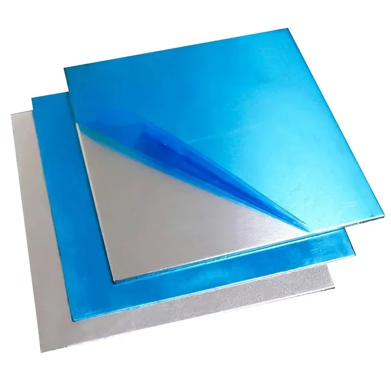Aluminum Alloy Flat Plate 1060 Aluminium Sheet Thickness 0.8/1/1.2/1.5/2/3/4/5mm 100x100 150x150 200x200 200x300 300x300mm