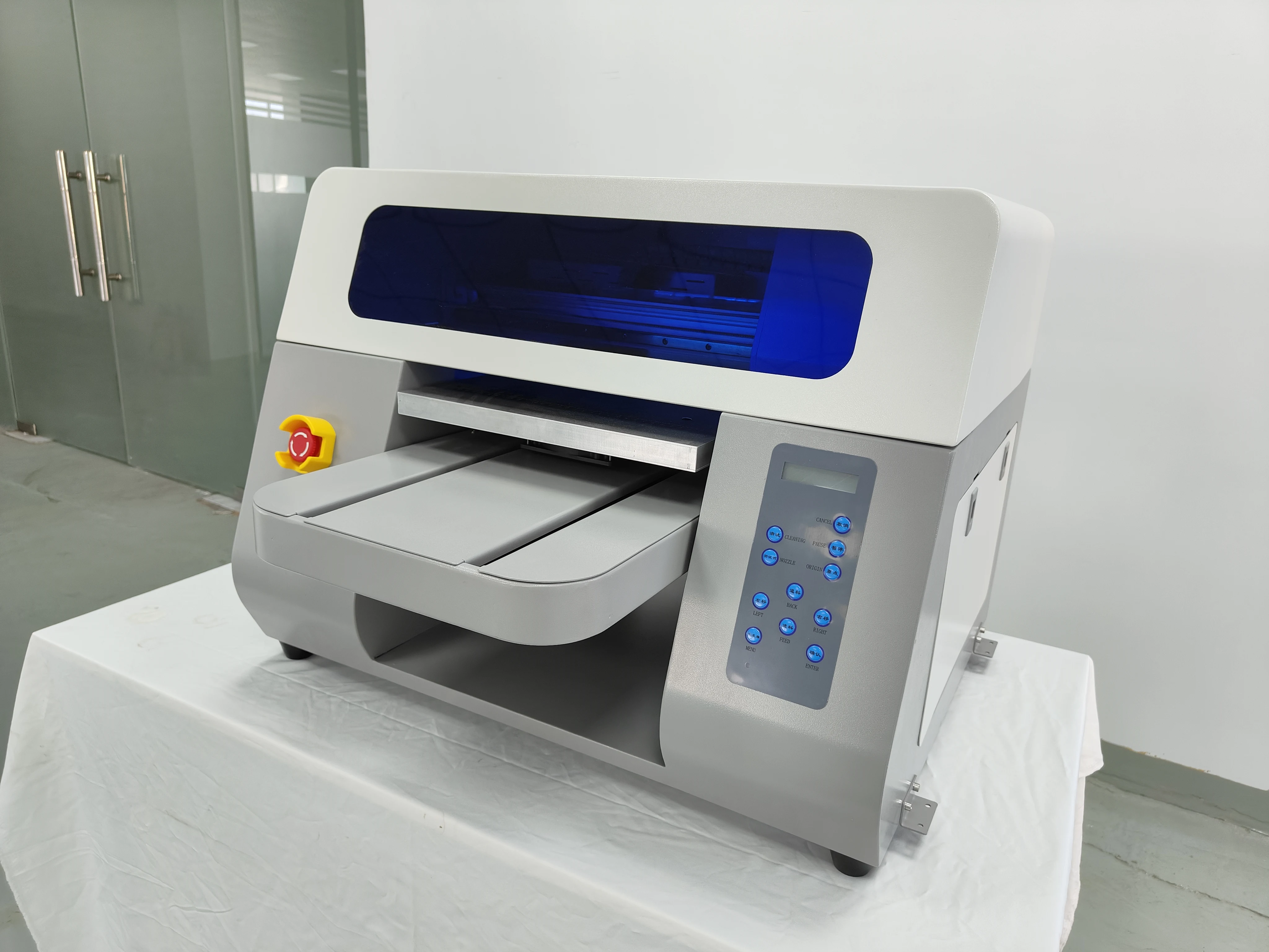 Lingya Small A3UV Multi Functional Double Head XP600 UV DTF Acrylic Ceramic Cylinder Printer High Cost Performance 1200dpi 1