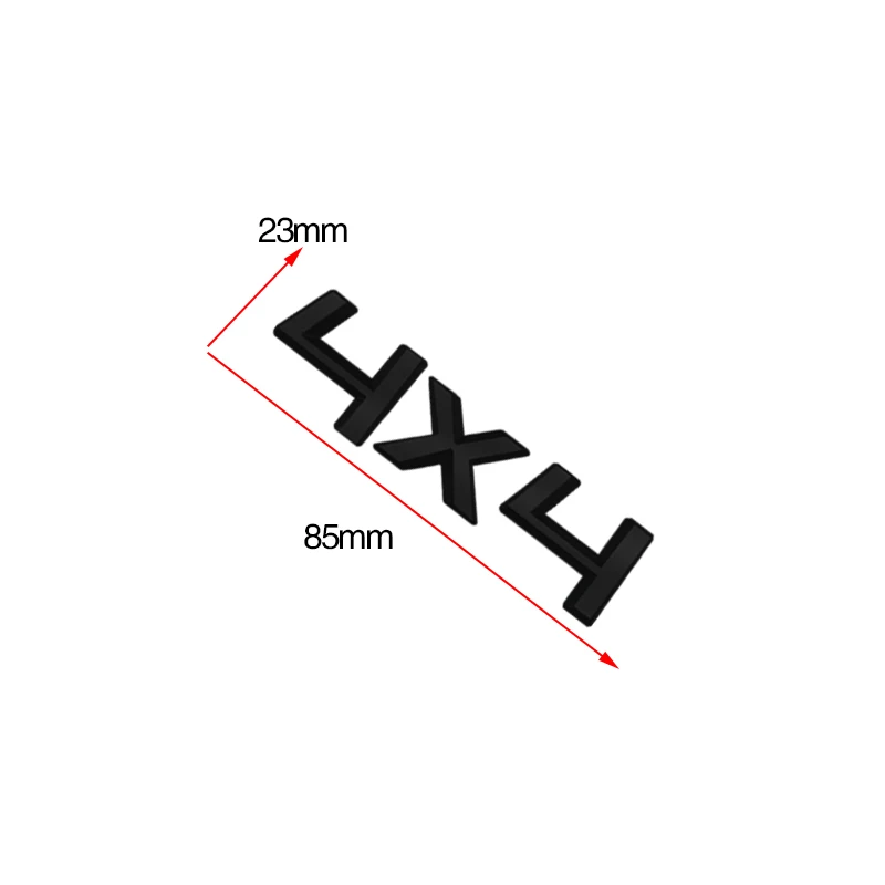 Insignia de Metal con emblema para coche, calcomanías para el cuerpo con logotipo de 4x4, para Skoda YETI Octavia Rapid kodifq Fabia Superb Kamiq,