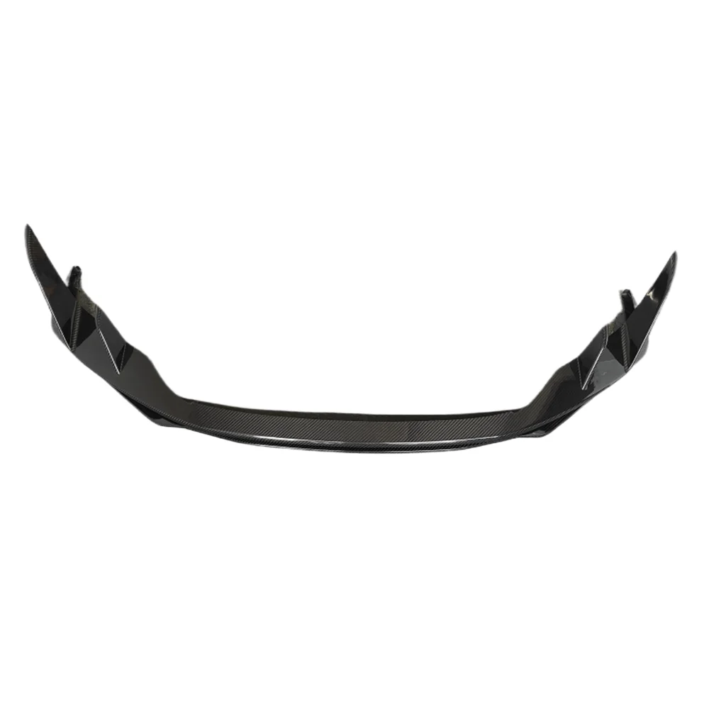 Suitable for the new R8 modified CP style dry carbon fiber front lip bumper body kit