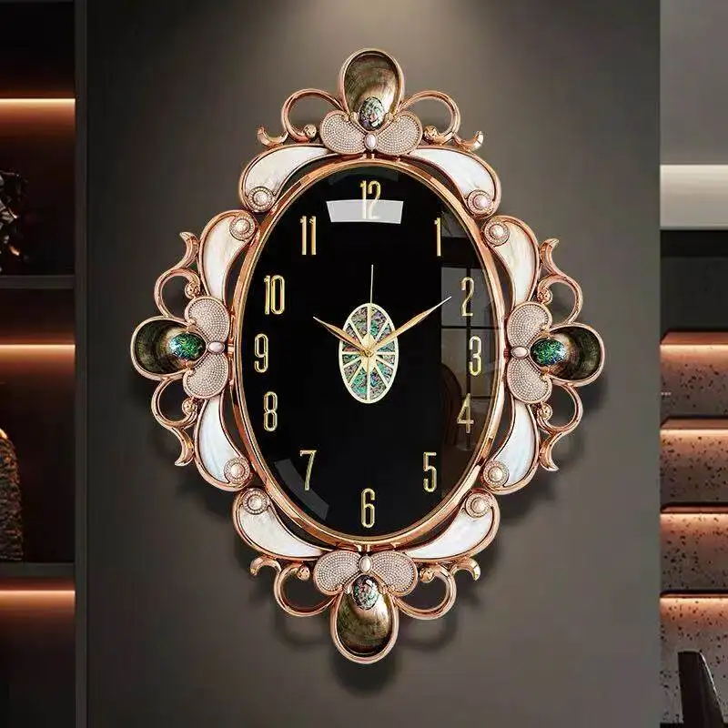 White Fashion Wall Clock Luxury Unique Premium Metal Modern Digital Wall Clock Design Nordic Relojes De Pared Home Decor Items
