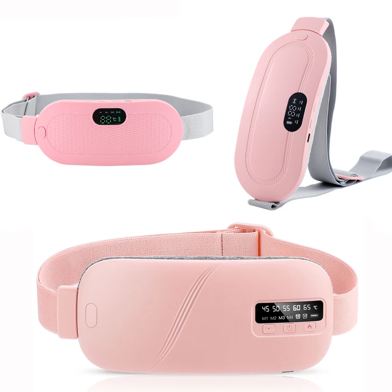 Elektrischer Heiz-Taillenmassagegürtel zur Linderung von Periodenkrämpfen, Menstruations-Heizkissen, warmer Palastgürtel, Heizgürtel für Periodenheizungen