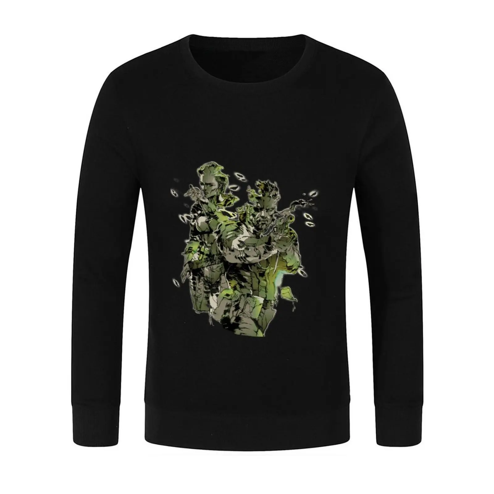 Metal Gear Pullover male clothes men's sweat-shirt set men clothes men's coat sweatshirt for men
