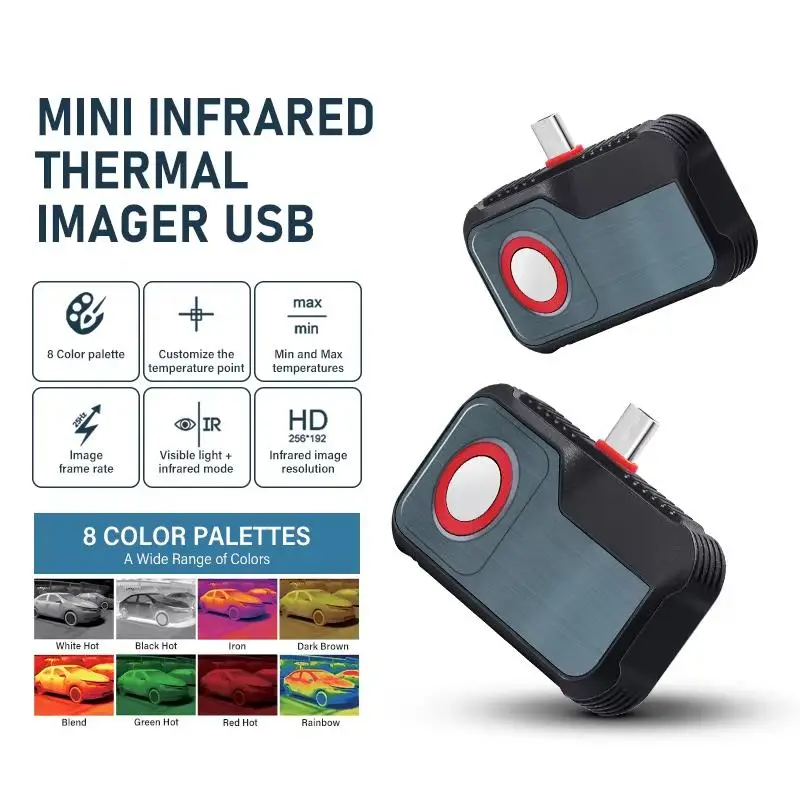 Mini Infrared Thermal Imager Thermal Imging Camera for Android Mobile Phone Support Viedo and Picture USB Type-C