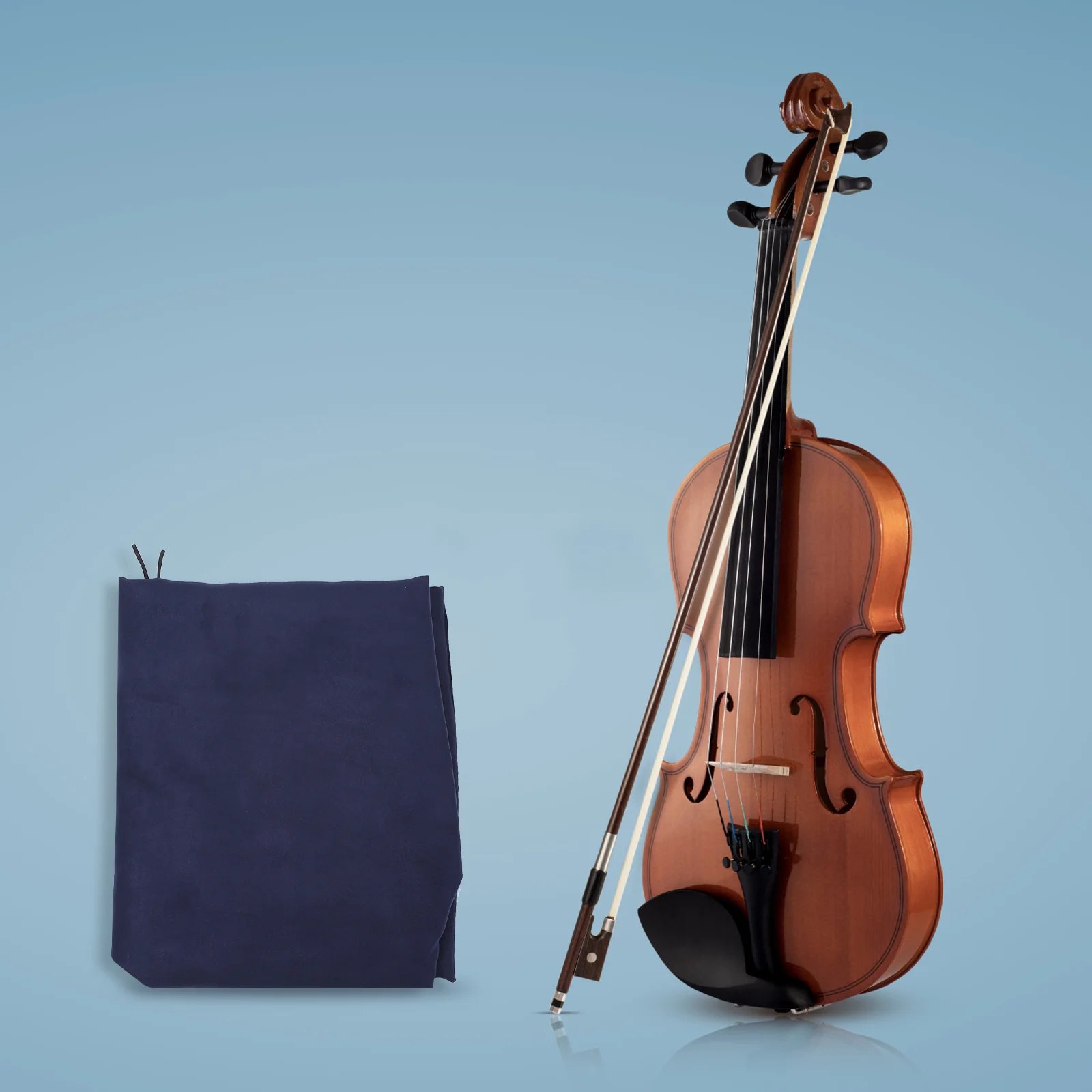 Cello Cover Household Dust Suede Instrument Dust-proof Blue Dirt Resistant Decorative