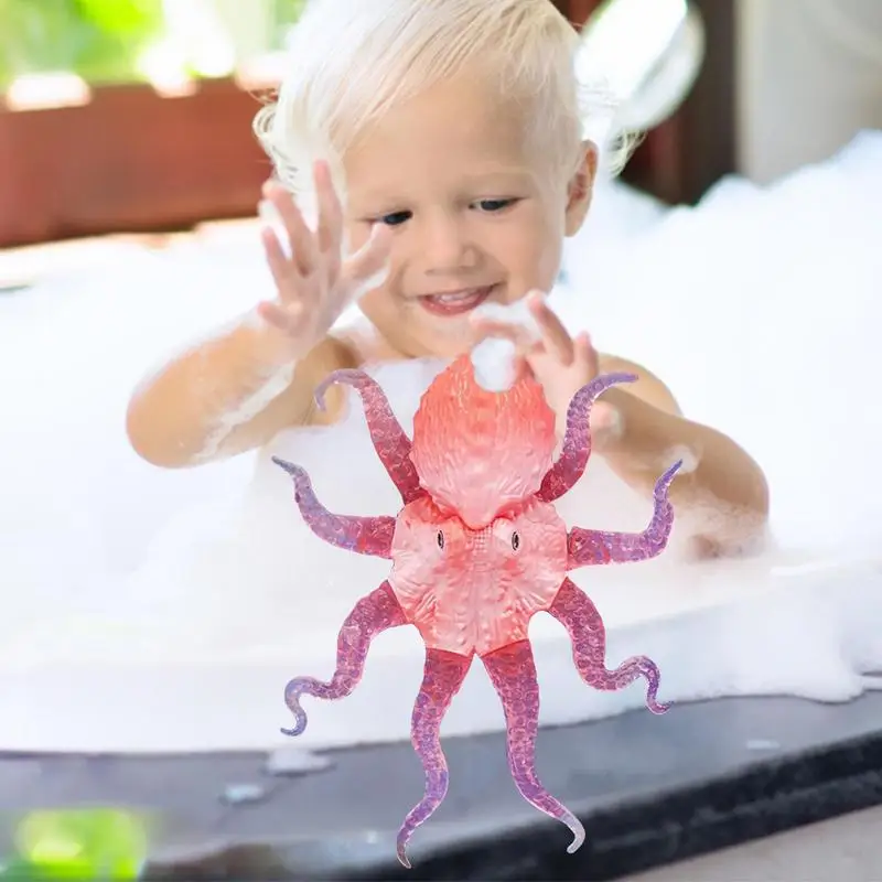 Squishyy Octopus Toys Anti Stress Squeeze Fidget Toy Decompression Play Set Soft Silicone Marine Animal Simulation Model For Kid