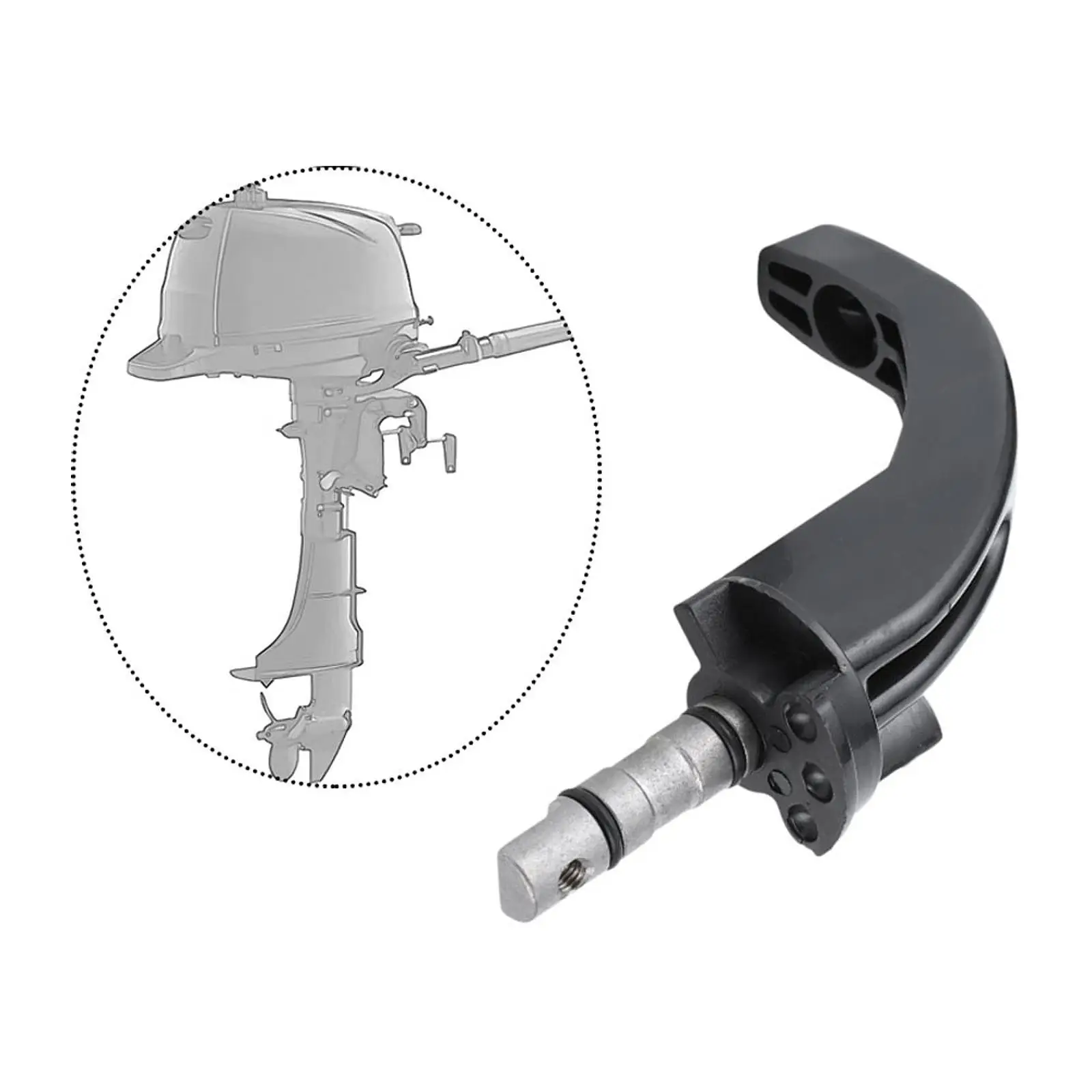 

Professional Shifter Lever Outboard Parts PP Material for Tohatsu 4 Stroke 4HP 5HP 6HP Reliable Fit