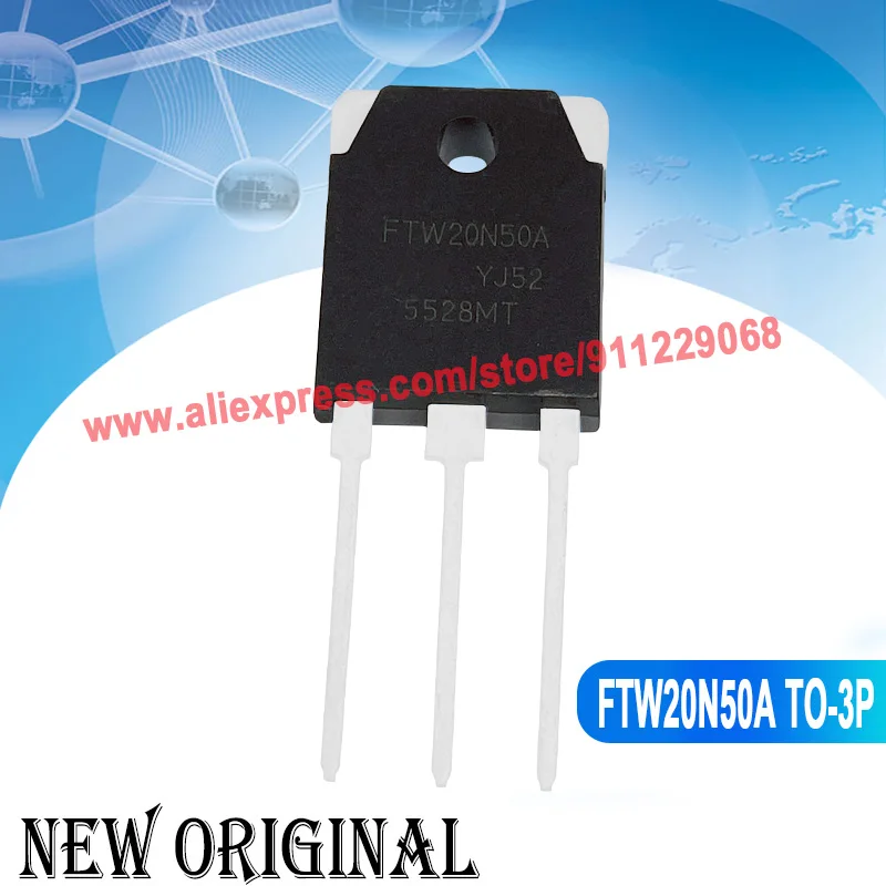 (5piece) FTW20N50A  TO-3P 500V 20A / 2SC3152 C3152 / FS18SM-10  TO-3P / GT15Q102  1200V 15A TO-3P